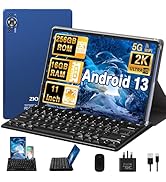 ZIOVO Tablet 11 Inch Android 13 Tablet PC,16GB RAM+256GB ROM/TF 1TB, Octa-Core 2.0Ghz Tablet, 5G ...