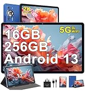 ZIOVO Tablet 11 Inch Android 13 Tablet PC,16GB RAM+256GB ROM/TF 1TB, Octa-Core 2.0Ghz Tablet, 5G ...