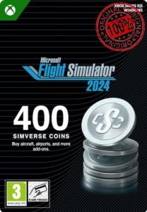 Microsoft Flight Simulator 2024 400 Simverse Coins | Xbox Series X|S Digital Code