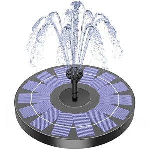 Solar Pond Pump with 6 Nozzles Solar Water Pump Solar Floating Fountain for Pond