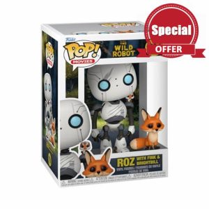 Funko Pop! & Buddy: Wild Robot - Roz With Brightbill & Fink - Collectable Vinyl Figure - Gift Idea - Official Merchandise - Toys for Kids & Adults - Movies Fans - Model Figure for Collectors