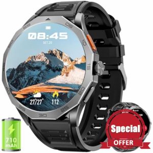Military Smart Watch for Men Answer/Make Calls 710mAh Big Battery