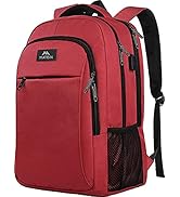MATEIN Laptop Backpack, 15.6 Inch Travel Backpack Women, Laptop Rucksack with USB Charging Port, ...