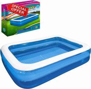 COOZi Paddling Pool – 2.6M Large Inflatable Pool for Kids