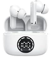 Wireless Earbuds, 2024 Bluetooth 5.4 Headphones Sports, 50H Stereo Wireless Earphones with Mic CV...