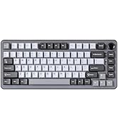 YUNZII B75 PRO Wireless Mechanical Keyboard,75% Gaming Keyboard Gasket Hot Swap Custom Keyboard w...