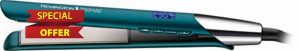 Remington Advanced Coconut Therapy Hair Straightener - Micro-Conditioners infused with Coconut & UV Filters release to nourish hair - Intelligent Heat Sensor to prevent overheating