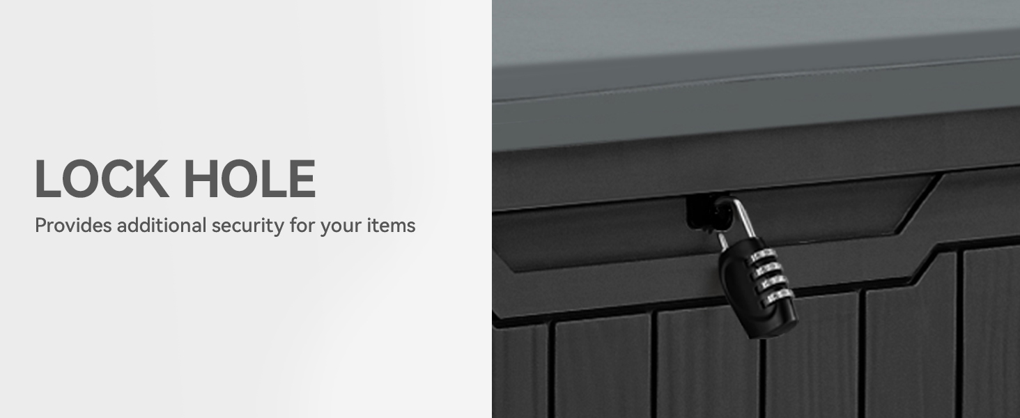 Outdoor Storage Box with Cushion