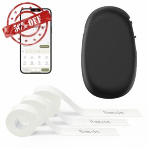 SUPVAN E10 Mini Bluetooth Label Maker Machine with 3 Tapes