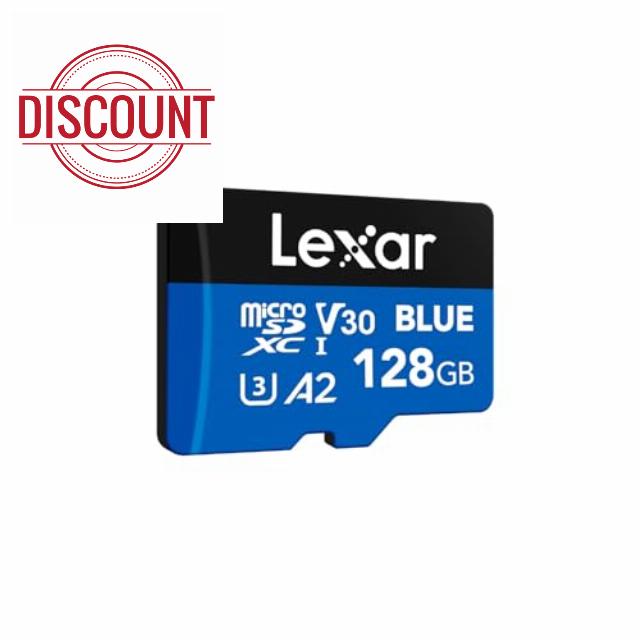 Lexar Blue Micro SD Card 128GB