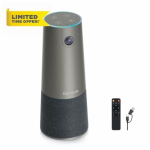 Nuroum C46 4K Conference Webcam with Microphone and Speaker