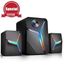 TONE JOY - PC Speakers with Subwoofer - Gaming Accessories - Touch Lights Gaming Speakers