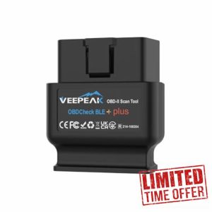 Veepeak OBDCheck BLE+ Bluetooth OBD II Scanner Car EOBD Engine Code Reader Auto Wireless Diagnostic Scan Tool for iOS & Android