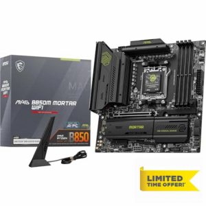 MSI MAG B850M MORTAR WIFI (Socket AM5/B850/DDR5/S-ATA 6Gb/s/Micro ATX)