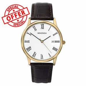 Sekonda Men's Analogue Quartz Watch with 38mm Alloy Case