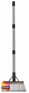 Multifunctional Garden Cleaning Scraper | Stainless Steel Hoe Garden Tool for Weeds Patio Moss Remover | Weed Remover Tool | Floor Scraper | Shovel Gardening | Adjustable Handle Included