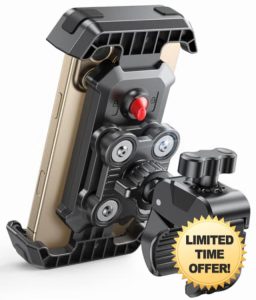 CIRYCASE Motorbike Phone Holder [Upgrade Vibration Dampened]