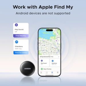Compatible with Apple Find My (iOS only)