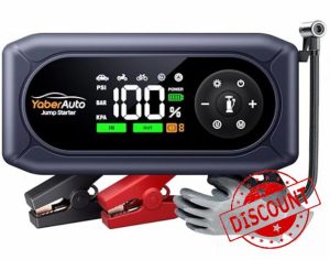 9-in-1Jump Starter Power Pack 4500A with 150PSI Air Compressor