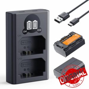 K&F Concept NP-FZ100 2600mAh Battery and Charger Set