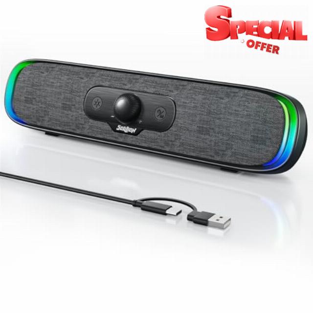SOULION PC Speakers USB C