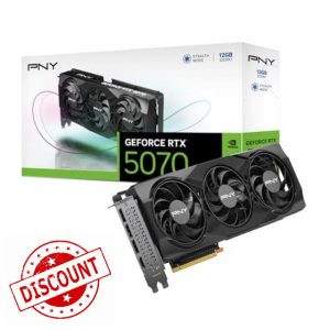 PNY GEFORCE RTX™ 5070 12GB Triple Fan Graphics Card DLSS 4