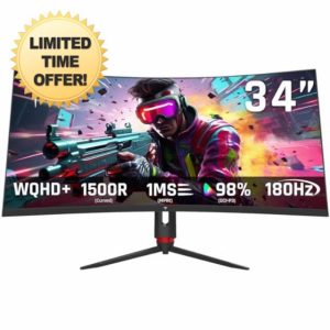 KTC 34 Inch Curved Ultrawide Monitor