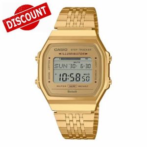 Casio Unisex's Digital Quartz Watch with Stainless Steel Strap ABL-100WEG-9AEF