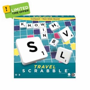 Mattel Games Scrabble Travel Game