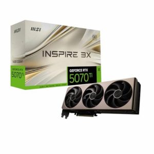 MSI GeForce RTX 5070 Ti 16G INSPIRE 3X OC Graphics Card - RTX 5070 Ti GPU