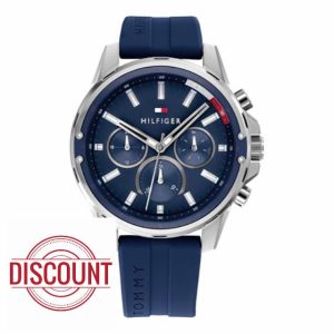 Tommy Hilfiger Analogue Multifunction Quartz Watch for Men with Stainless Steel Bracelet or Silicone Strap