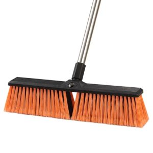 Heavy Duty Brush with Stiff Bristles for Sweeping Deck Garden Driveway Garage Yard Patio Warehouse Concrete