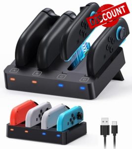 Controller Charging Dock for Nintendo Switch 2 (2025) & Original Switch JoyCon