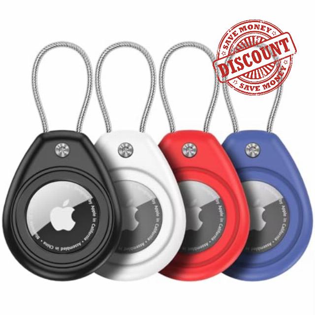 Aimtel 4 Pack Airtag Compatible with Apple AirTag Secure Holder