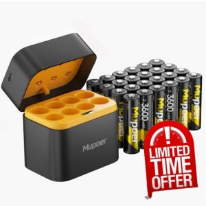 Rechargeable Battery AA with Charger