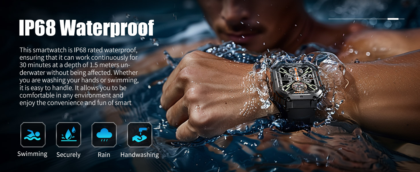 Smart Watch for Men Answer/Make Calls