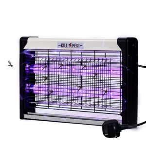 Electric Fly Killer Indoor & Outdoor | Mosquito Control Light With 1800V Grid | Electric Fly Zapper For Home Use | Safe & Silent | Wall-Mounted (UK Plug)