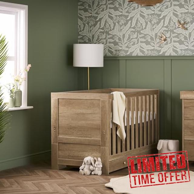 Nika Cot Bed - Oak