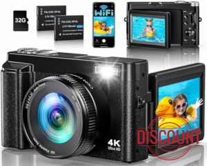 4K Digital Camera for Photography