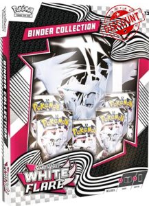 Pokémon TCG: Scarlet & Violet—White Flare Binder Collection (Reshiram Binder & 5 Booster Packs)
