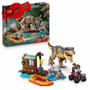 LEGO Jurassic World T. rex River Escape - Interactive Dinosaur Toy - incl. a Dino Figure