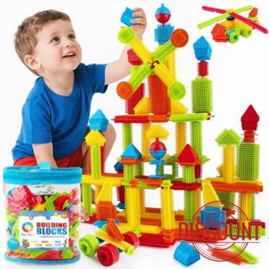eytoy 150PCS Stickle Bristle Shape Building Toys