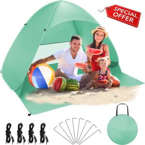 NHOWIN Pop Up Beach Tent for 2-3 Persons