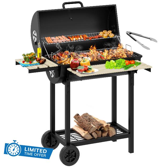 YITAHOME L Charcoal Smoker BBQ