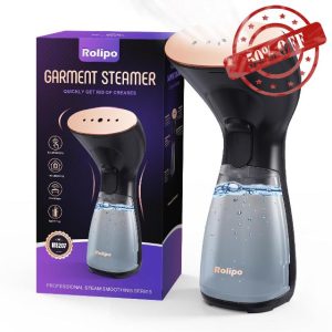 Rolipo Clothes Steamer Handheld Garment Steamer Clothing for Efficient Wrinkle Removal