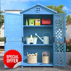 Jaxenor Wooden Garden Storage Shed