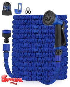 Zenmos 100FT Expandable Garden Hose Pipe - Flexible Expanding Magic Hose with 3/4"