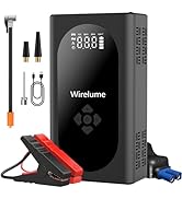 Wirelume Handheld Car Vacuum Cleaner Cordless Powerful 22000Pa Strong Cyclonic Suction Blowing Br...