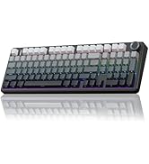AULA F108 Wireless Gaming Keyboard Full Size,3 Mode 2.4GHz/BT5.0/USB-C Mechanical Keyboards with ...