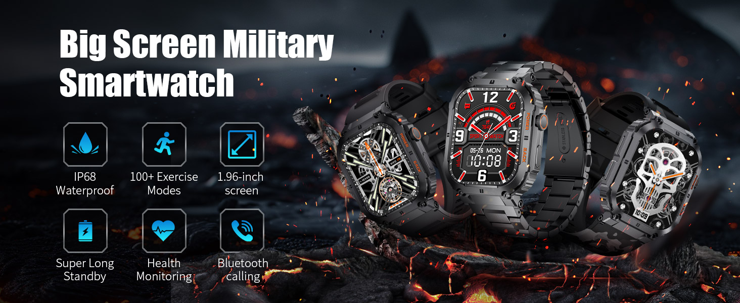 Smart Watch for Men Answer/Make Calls